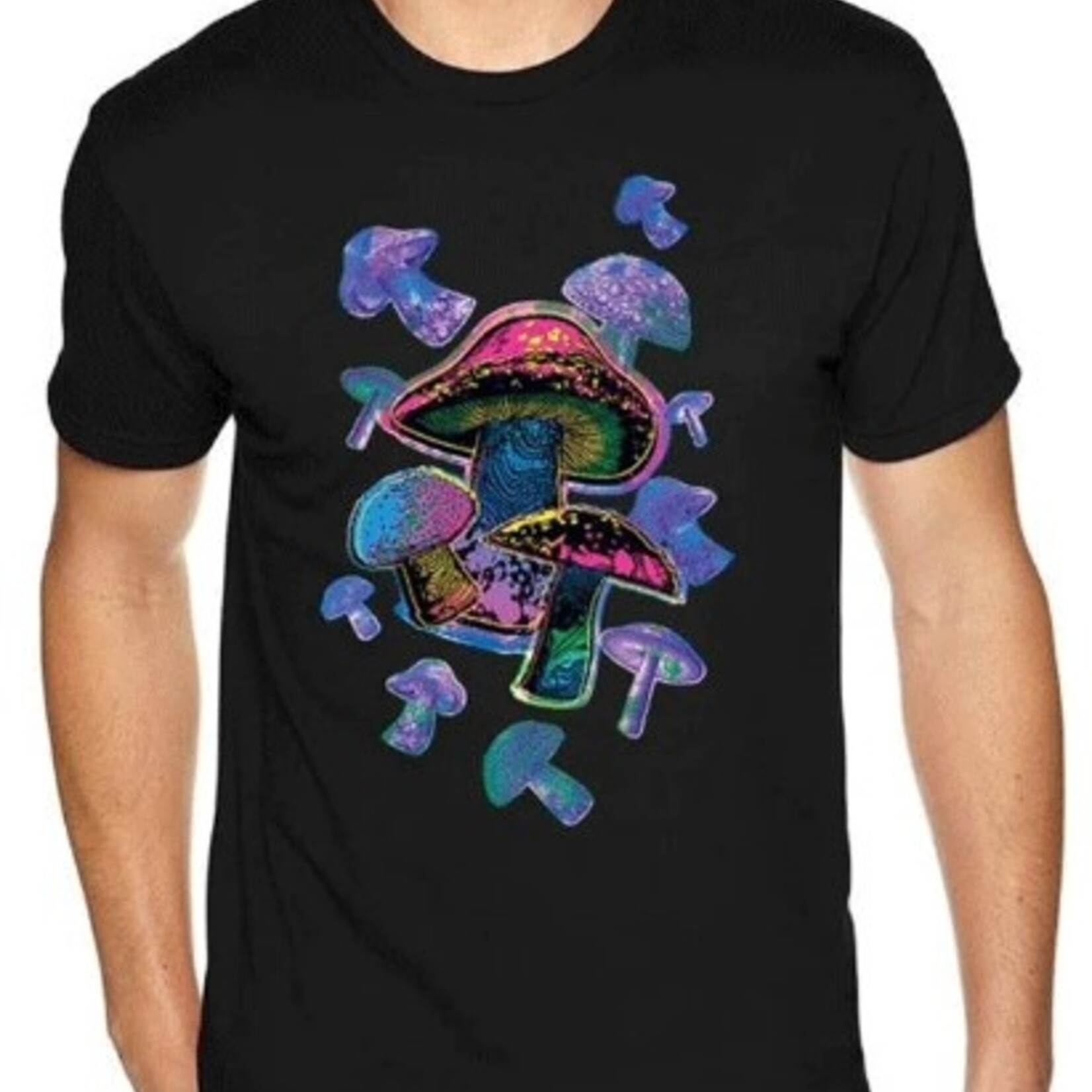Fresh Prints of CT Colorful Mushrooms T-Shirt