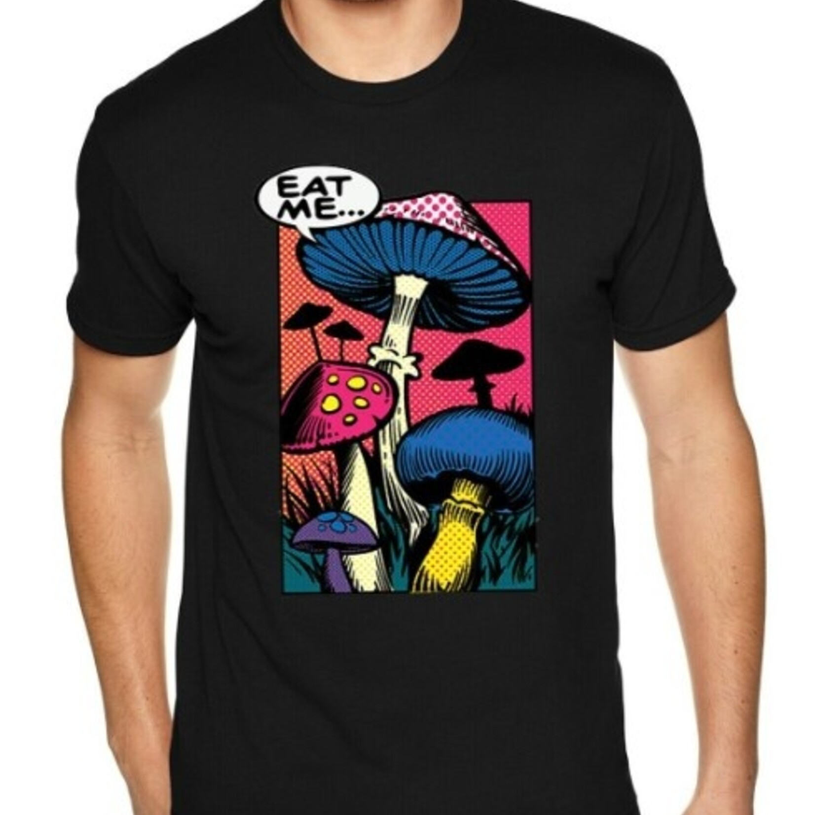 Fresh Prints of CT Mushroom Comic T-Shirt