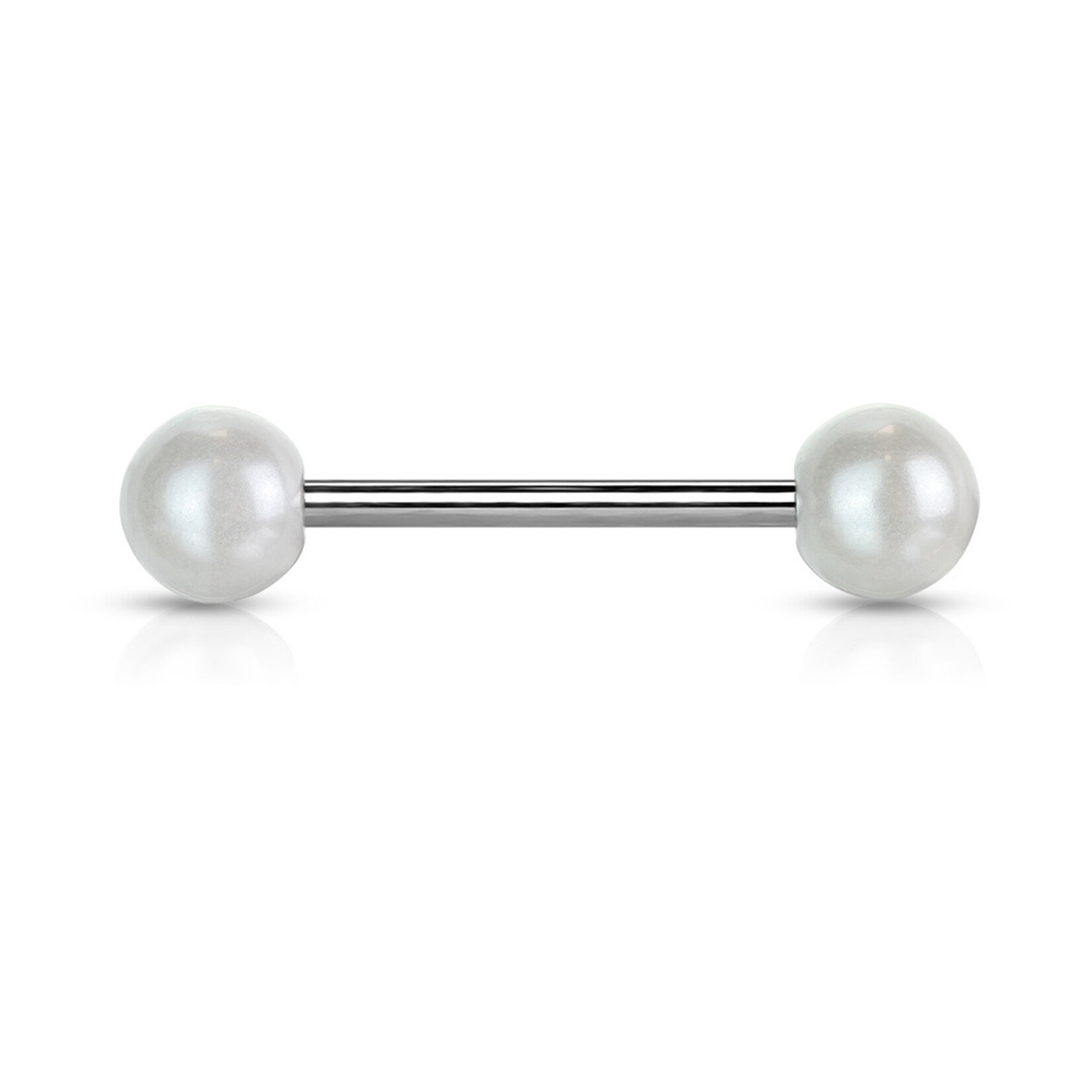 Hollywood Body Jewelry Pearl Ball Barbell