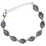 Benjamin International B1193 Hamsa Evil Eye Bracelet