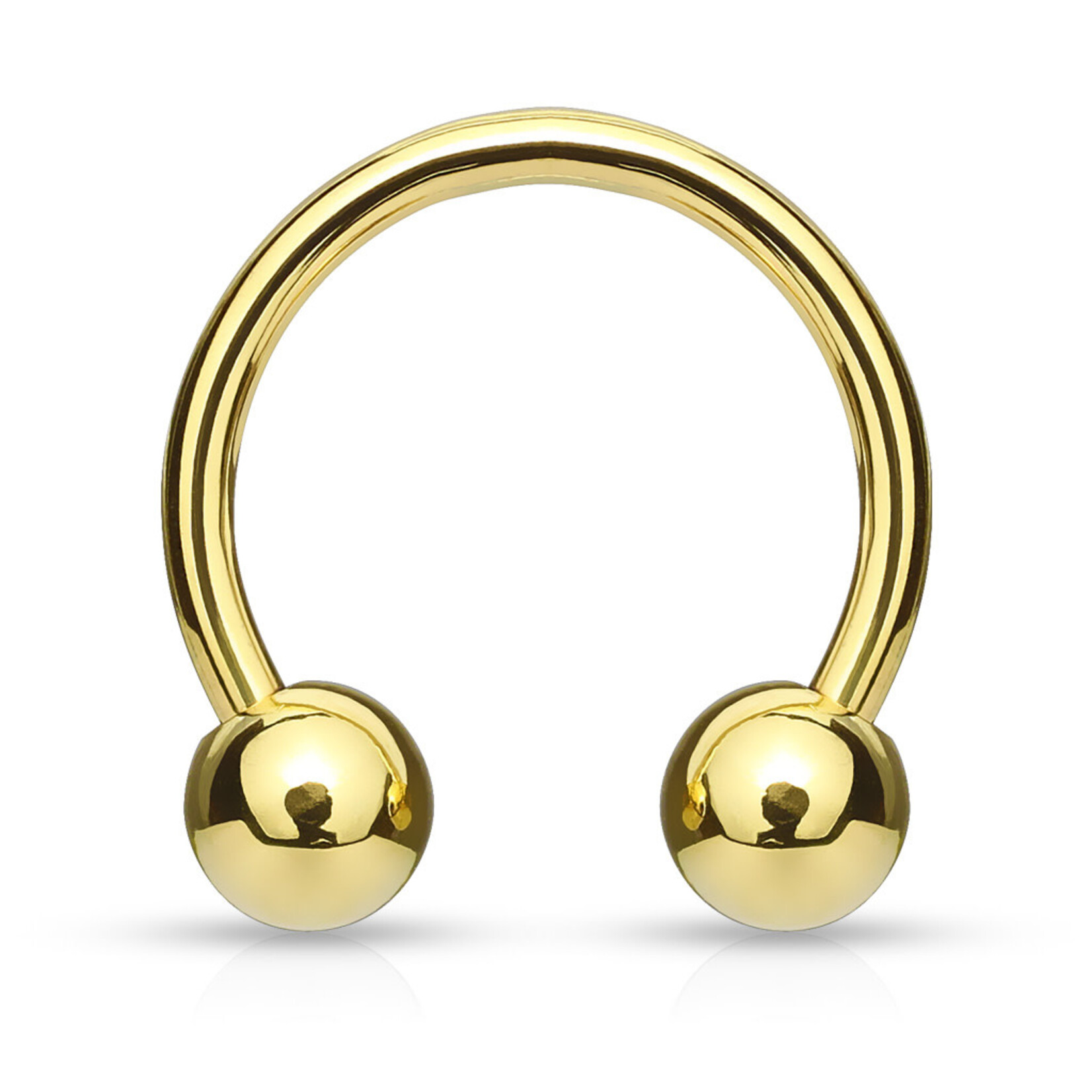 Hollywood Body Jewelry Gold Horseshoe