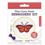 Home Decor Mini Cross Stitch Embroidery Kit-Butterfly