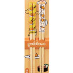 Clever Idiots Gudetama Bamboo Chopsticks 2pcs Set (Shaking Egg)
