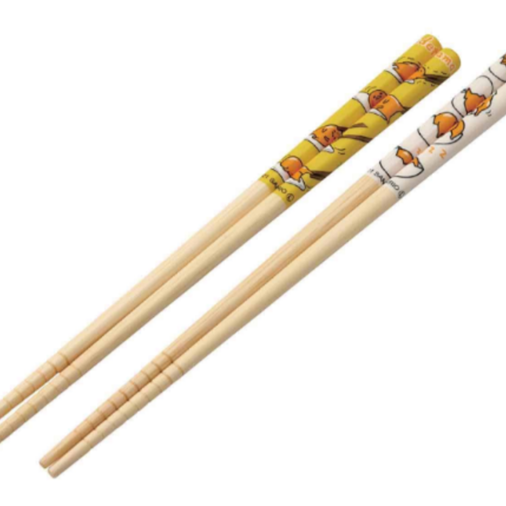 Clever Idiots Gudetama Bamboo Chopsticks 2pcs Set (Shaking Egg)