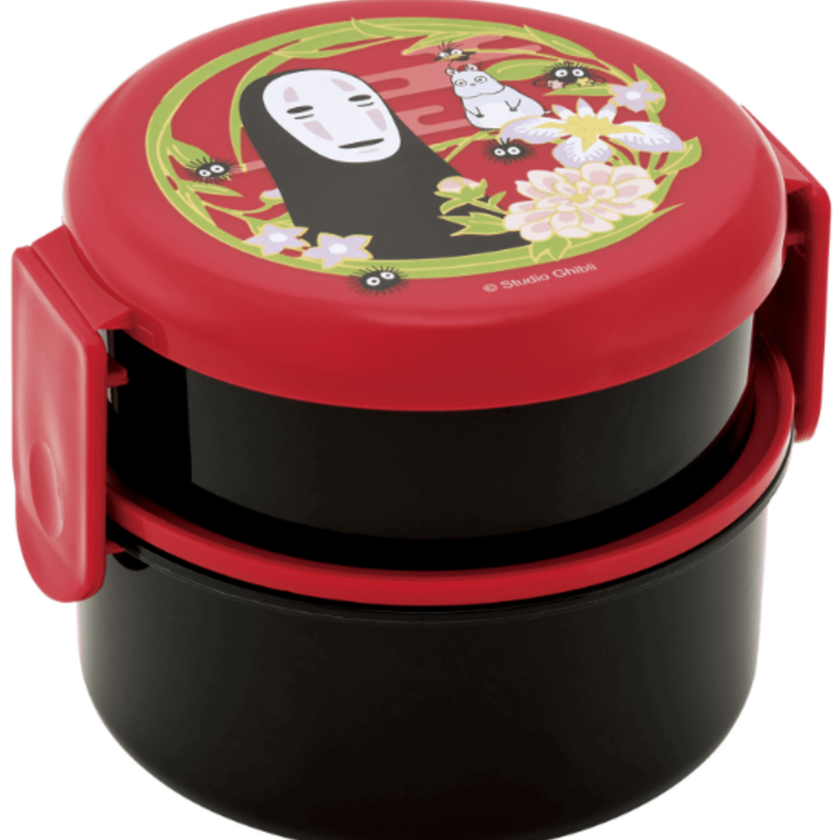 Clever Idiots Spirited Away Round Bento Lunch Box 16.91oz (Dark  Red)