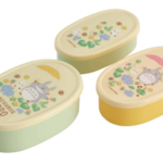 Clever Idiots My Neighbor Totoro:  Food Containers 3pcs Set Flower Field