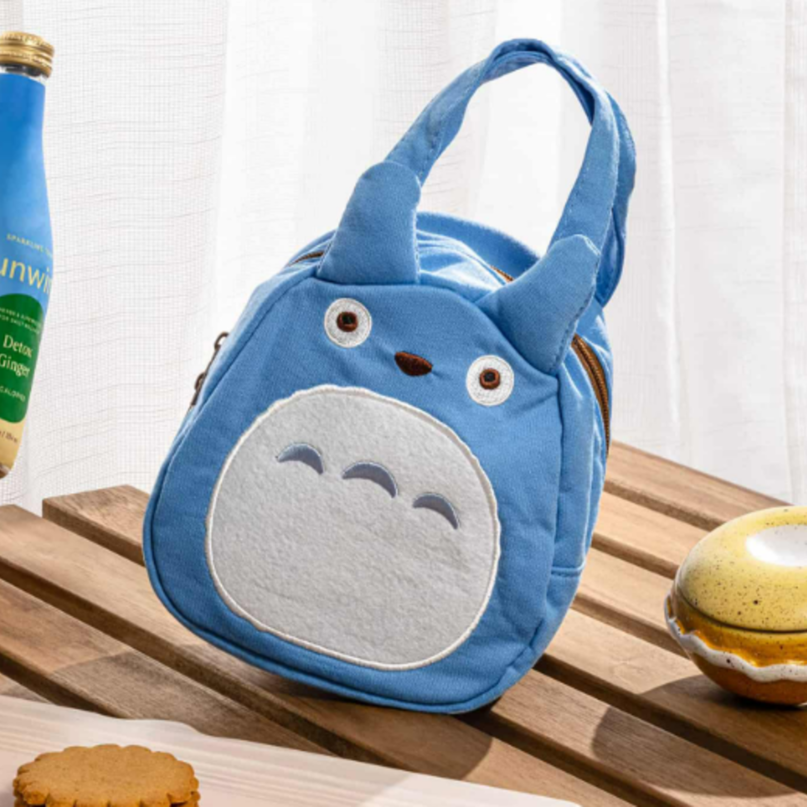 Clever Idiots My Neighbor Totoro Die Cut Lunch Bag (Blue)
