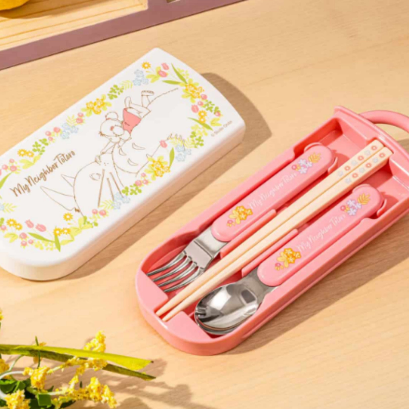 Clever Idiots  My Neighbor Totoro Utensil Set(Totoro and Mei)