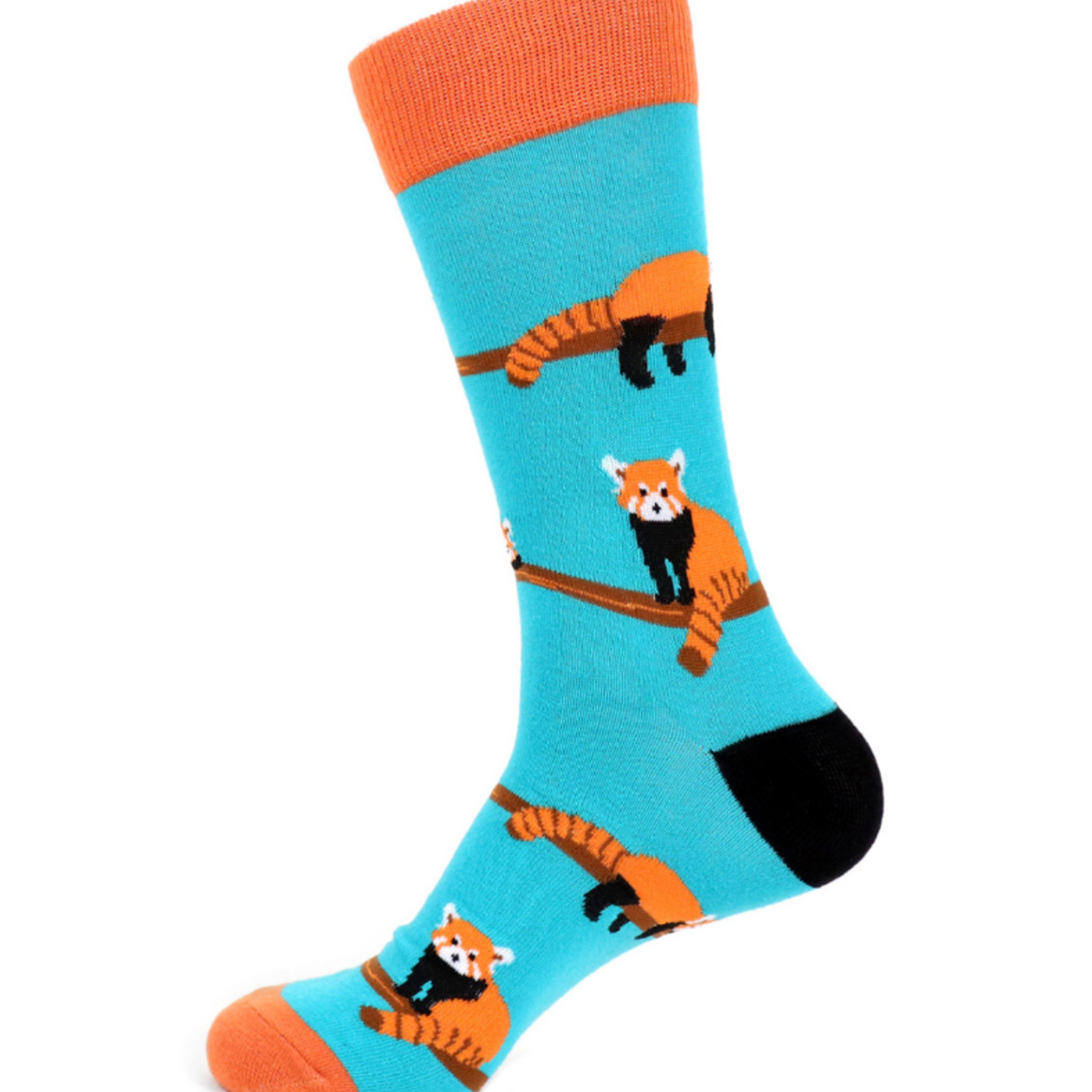 Selini Men's Red Panda Novelty Socks