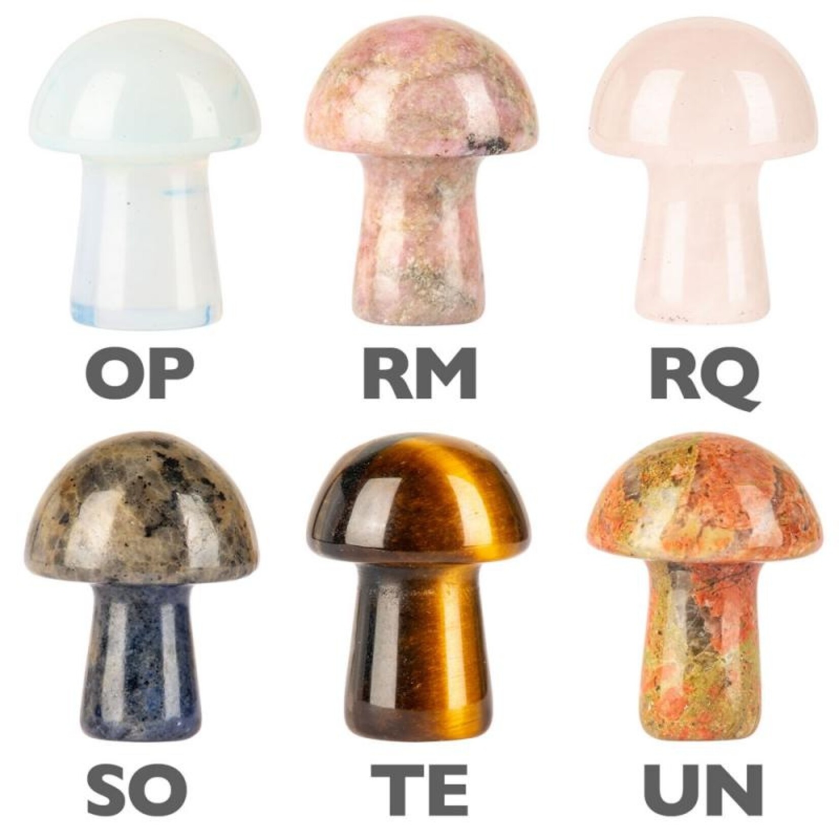 Benjamin International Small Crystal Mushroom