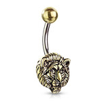 Body Jewelry Gold Lion Navel Rings