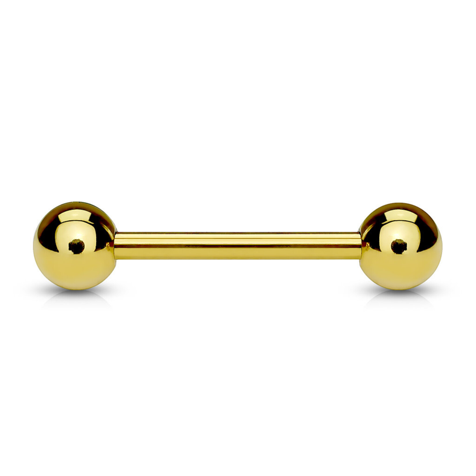 Hollywood Body Jewelry Gold Barbell