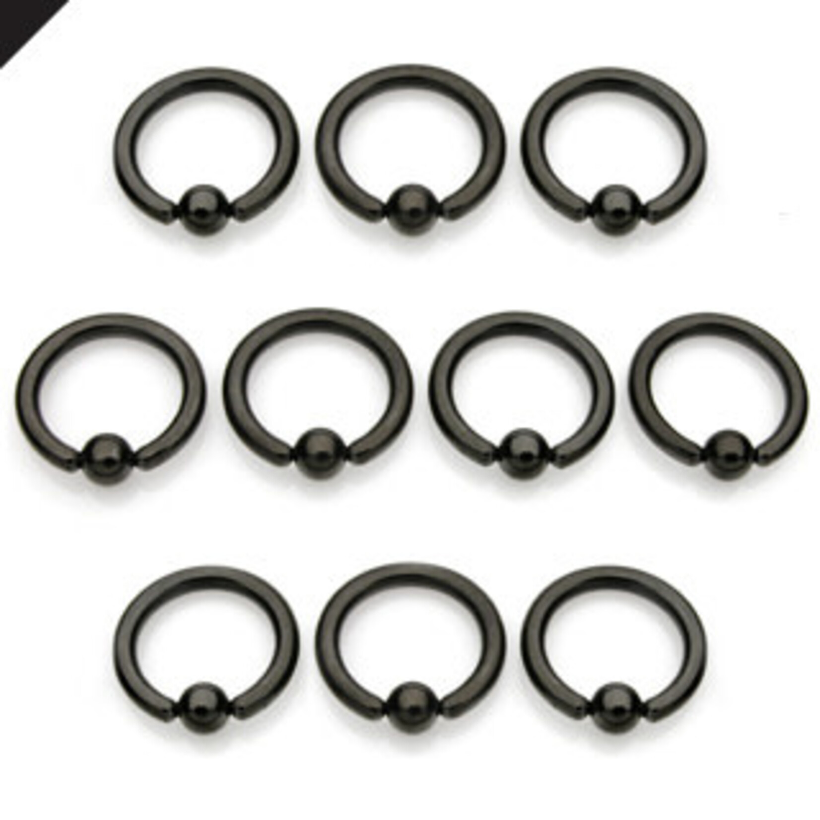 Hollywood Body Jewelry Captive Bead Ring 16Ga 5/16