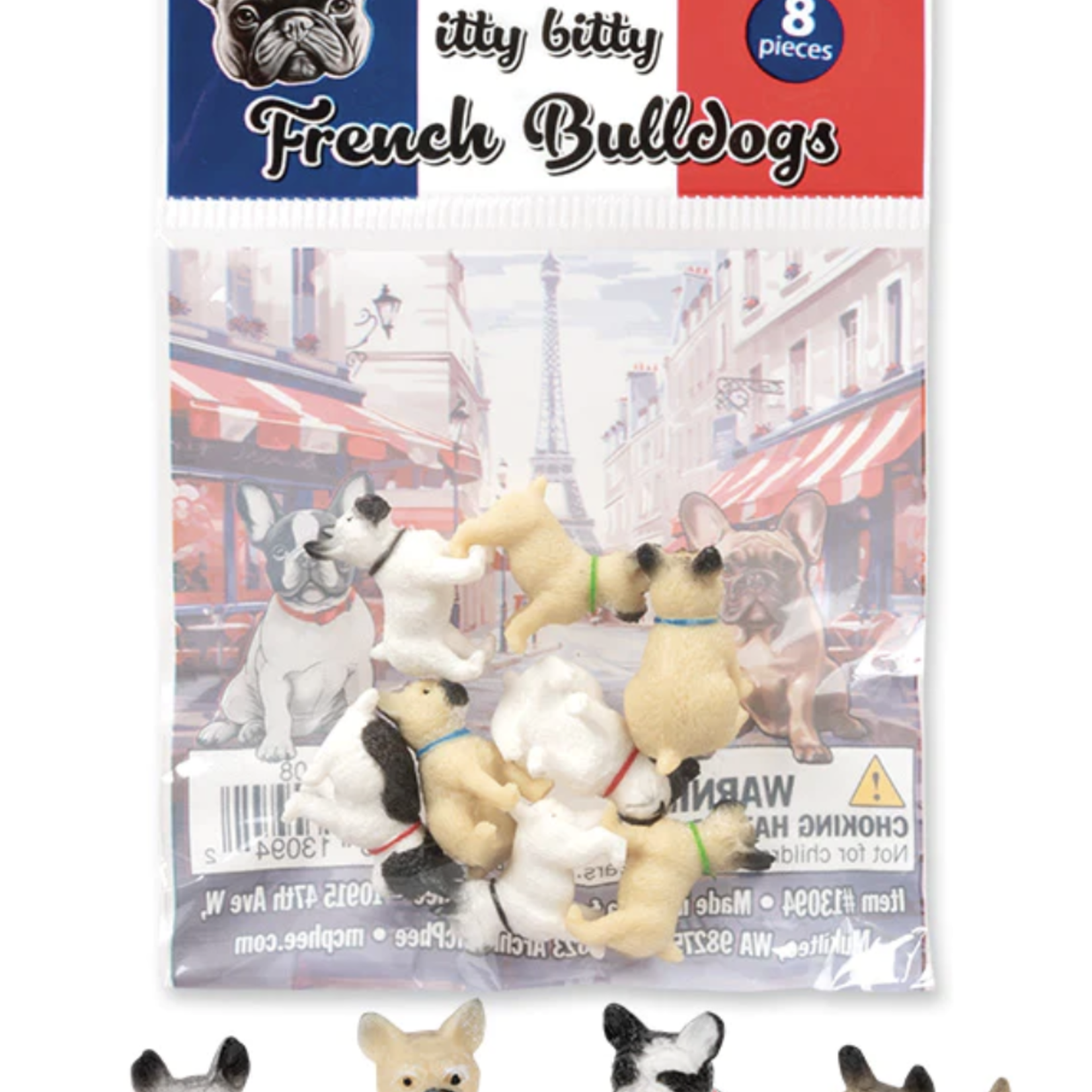 Accoutrements/Archie McPhee Itty Bitty French Bulldogs