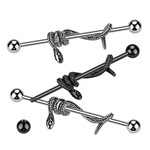 Hollywood Body Jewelry Snake Industrial Barbell