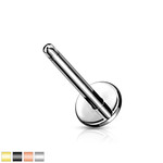 Basic Body Jewelry External Thread Surgical Steel Labret 16g 5/16