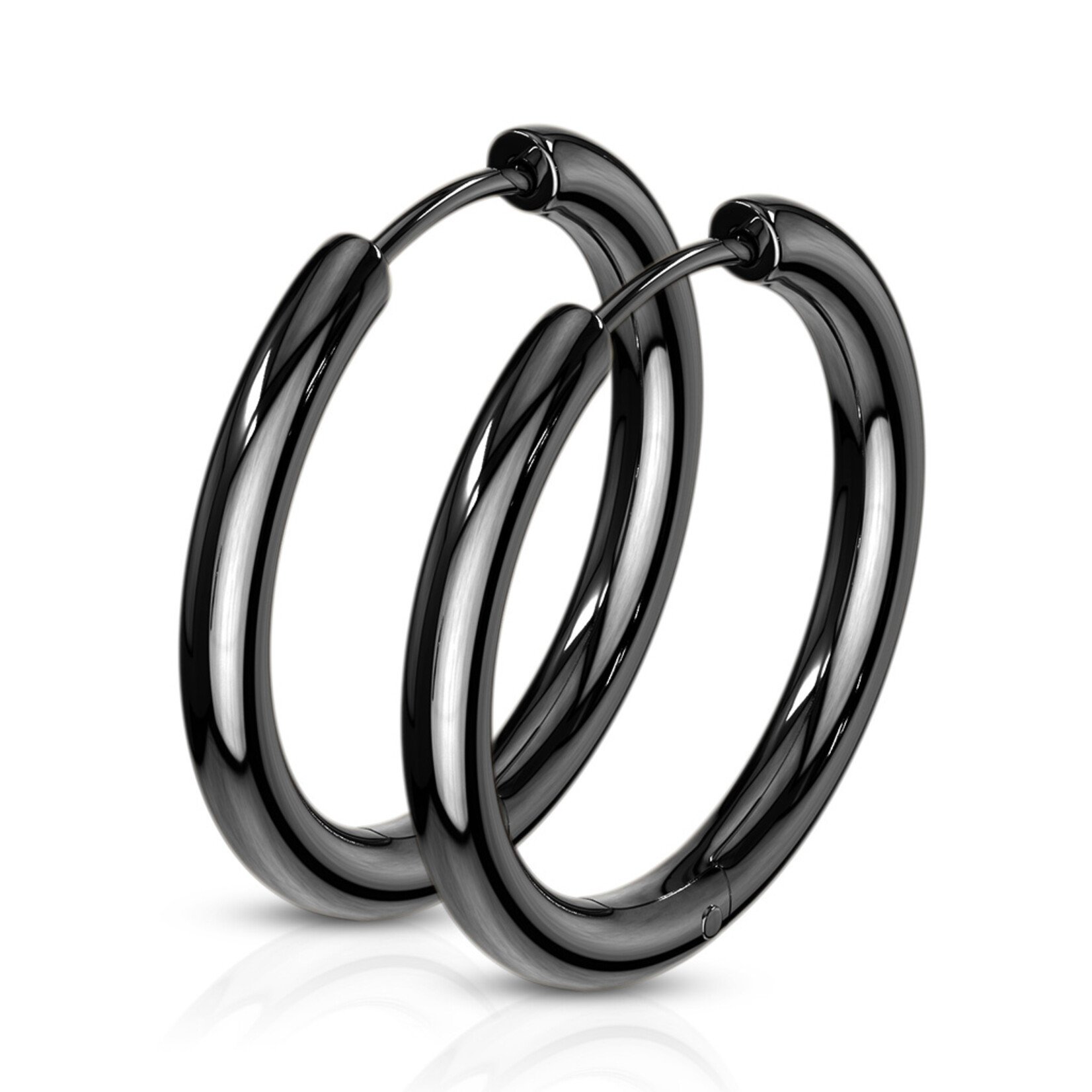 Hollywood Body Jewelry Hinged Hoop Earrings