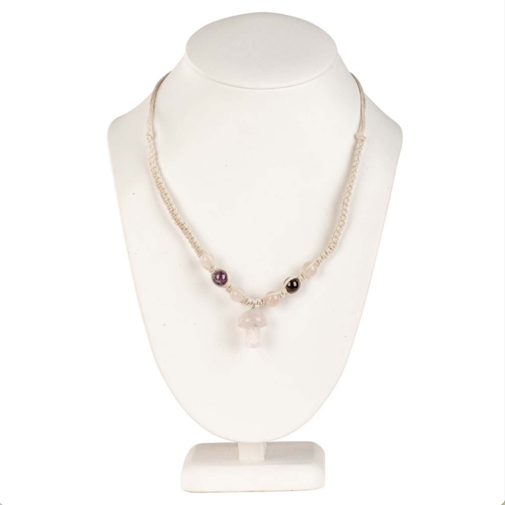 Benjamin International Stone Mushroom Necklace