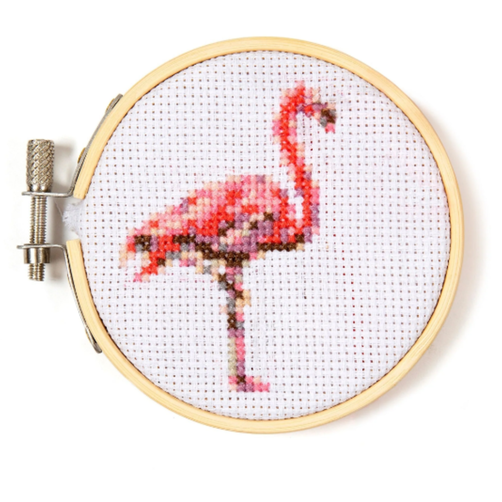 Home Decor  Mini Cross Stitch Embroidery Kit-Flamingo