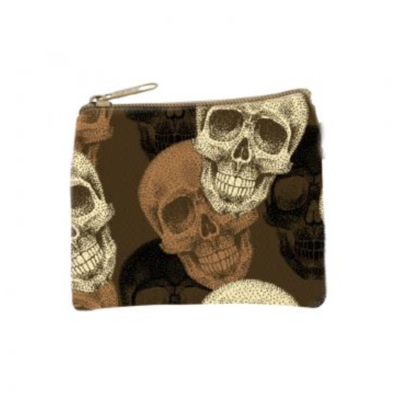 Benjamin International 557253  LAUGHING SKULLS COIN PURSE 3.5" x 4"