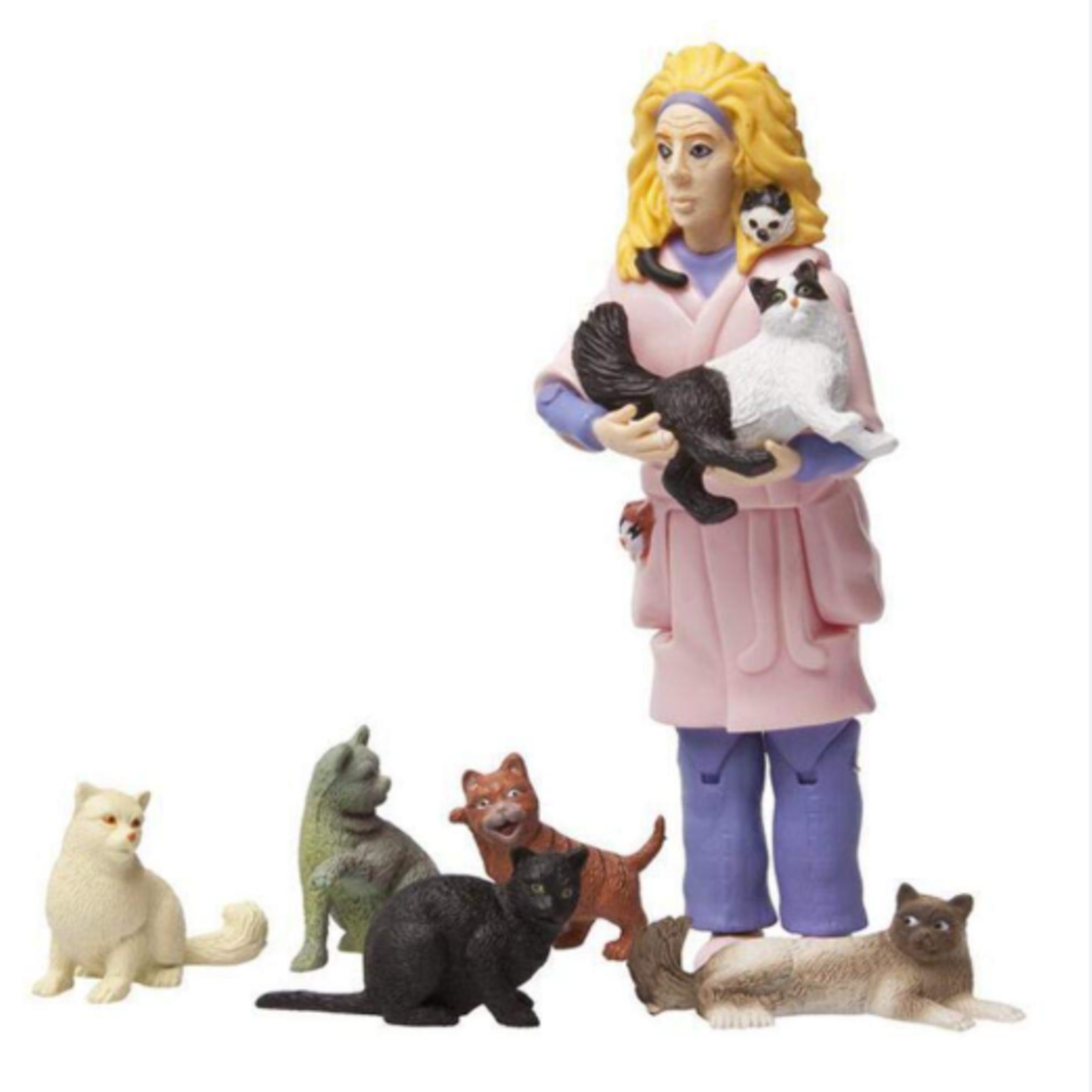 Accoutrements/Archie McPhee 12470 Action Figure - Crazy Cat Lady