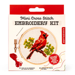 Kikkerkand Cardinal Mini Cross Stitch Embroidery