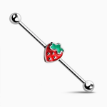 Crave Body Jewelry Strawberry Industrial 1 & 1/2"
