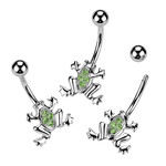 Hollywood Body Jewelry Frog Navel Ring