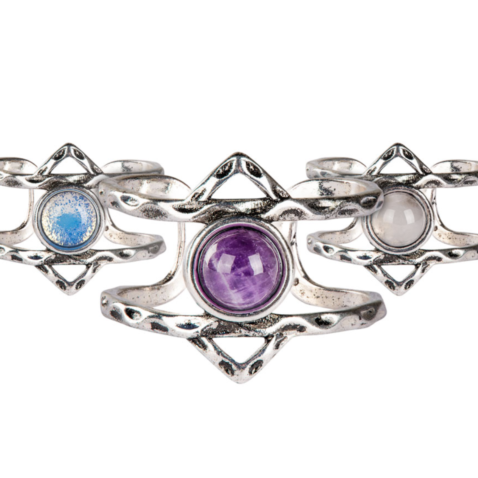 Benjamin International R212 Triple Moon Triangle Ring