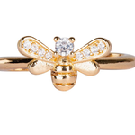 Benjamin International R206 Gold Adjustable Bee Ring