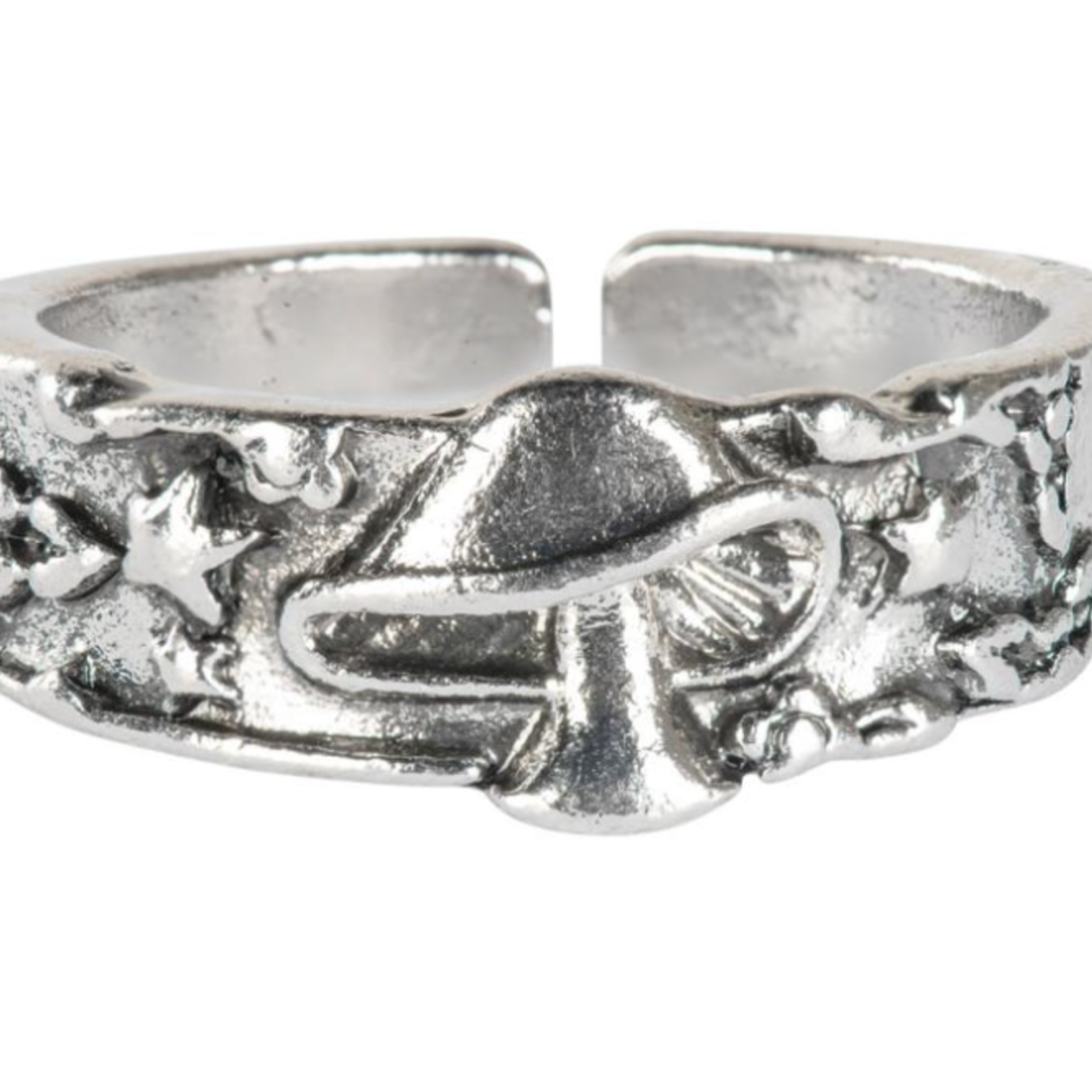 Benjamin International R196 Mushroom & Stars Adjustable Ring