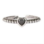 Benjamin International R157 Stone Heart Ring