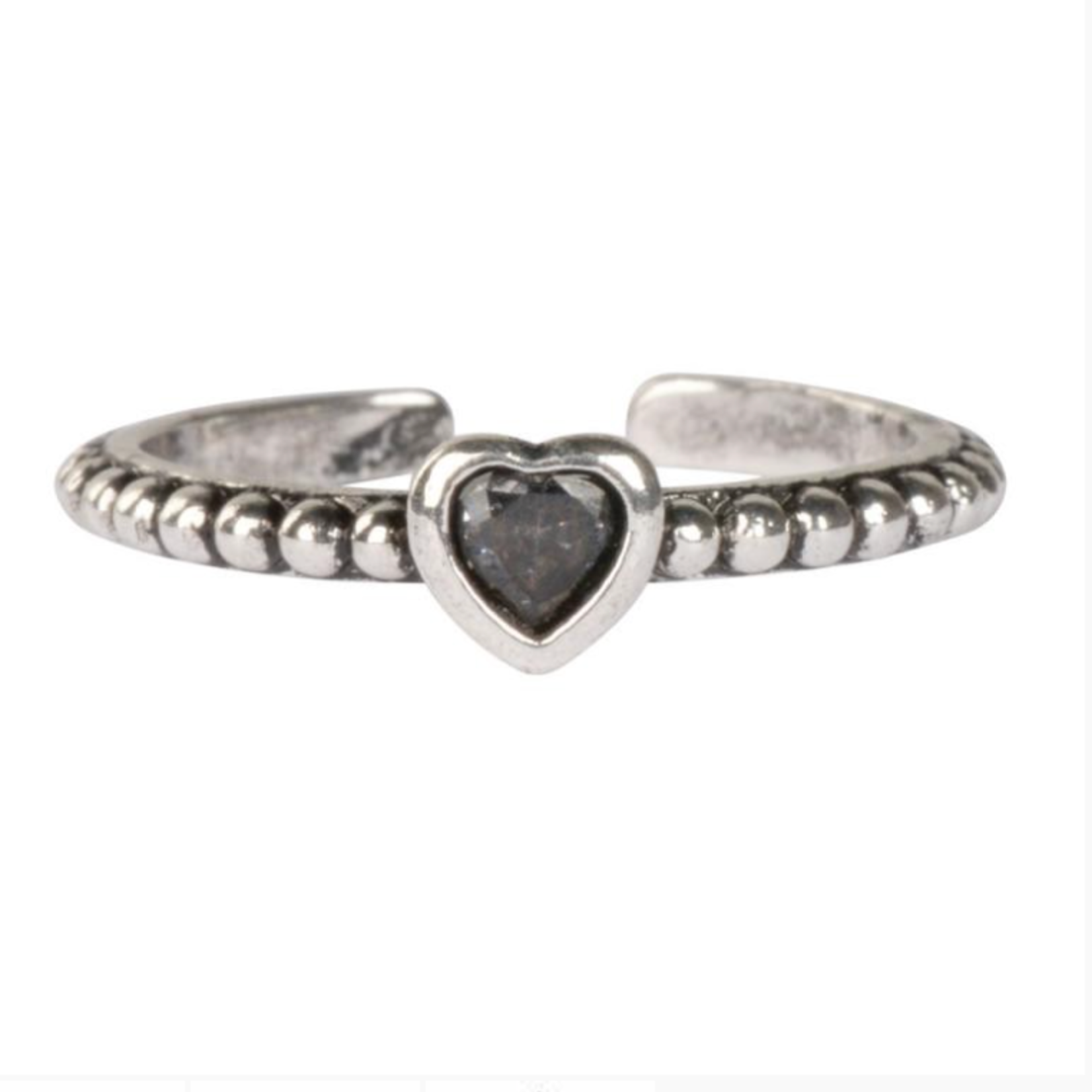 Benjamin International R157 Stone Heart Ring