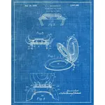 Fresh Prints of CT FP-PAP-000024-PRCH Toilet Seat 1836 Patent Art Print - Bathroom - Parchment, 8" x 10"