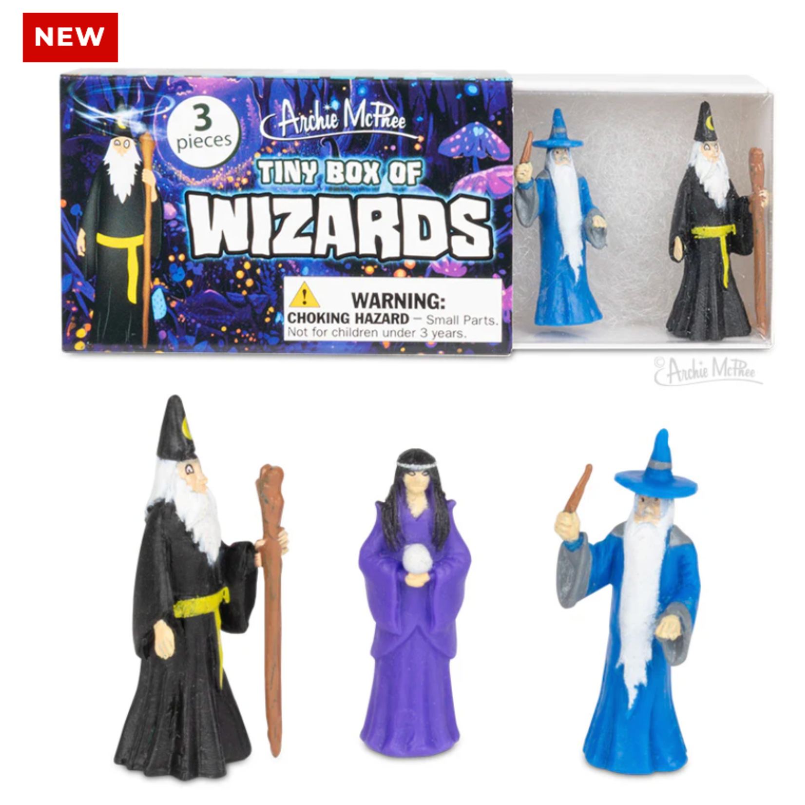 Accoutrements/Archie McPhee 13124 Tiny Box of Wizards