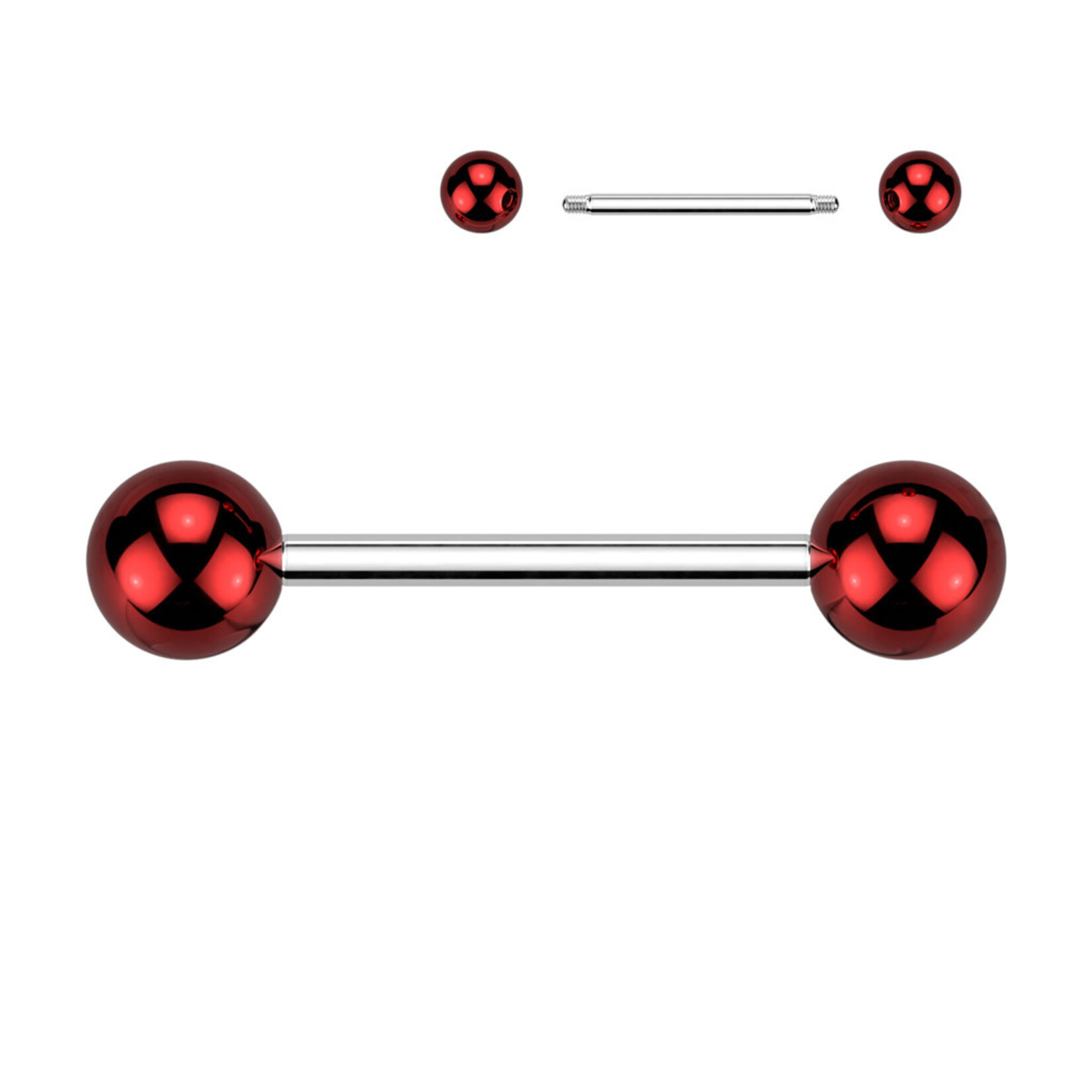 Hollywood Body Jewelry Metallic Surgical Steel Barbell