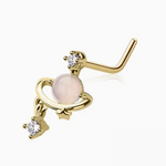 Crave Body Jewelry Planet with Crystal  Star Dangle L-Bend