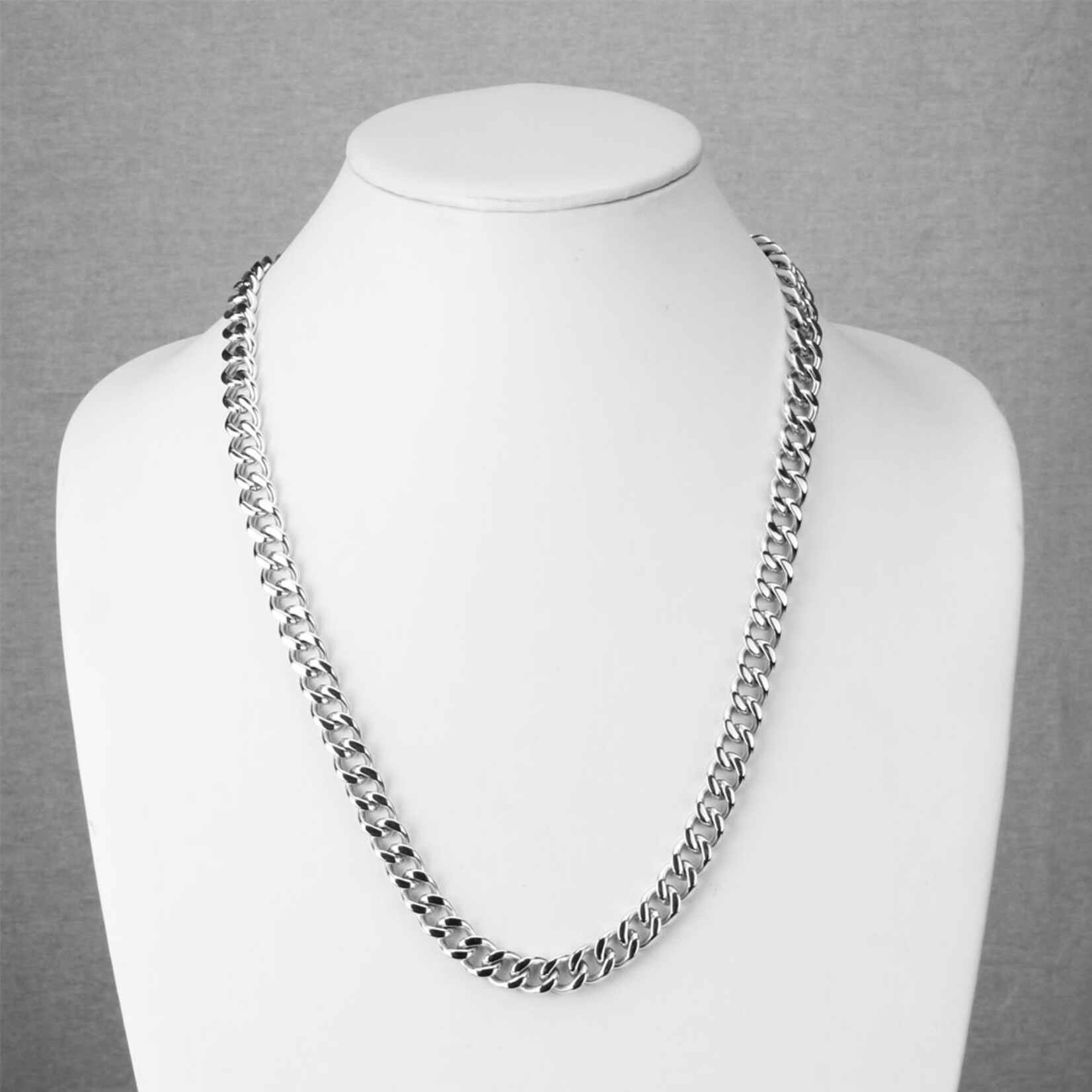 Hollywood Body Jewelry  Curb Chain SS Necklace