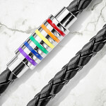 Necklace SBL-0107 Braided Vegan Leather Necklace