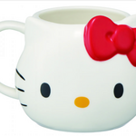 Clever Idiots Hello Kitty Face Sculpted Mug