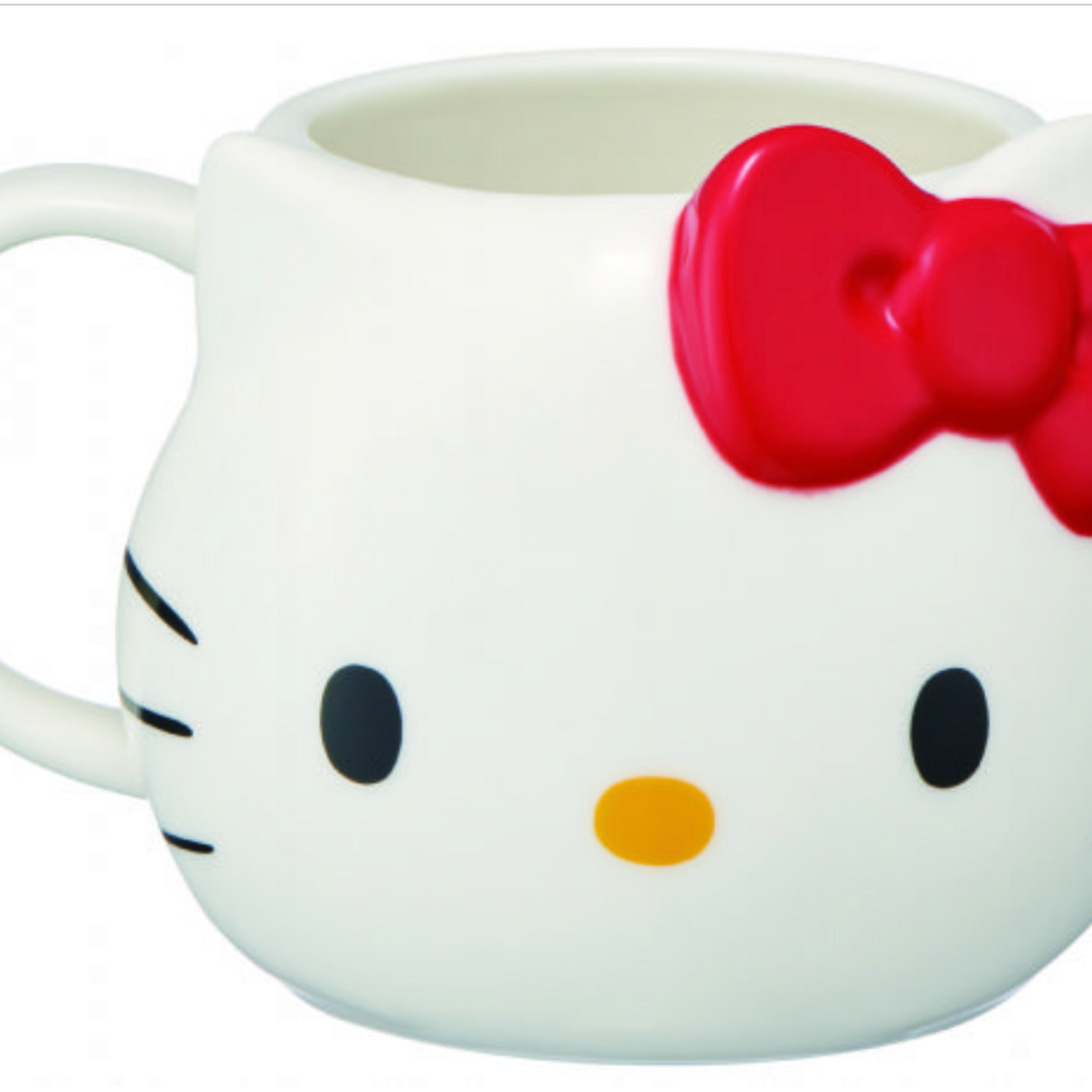 Clever Idiots Hello Kitty Face Sculpted Mug