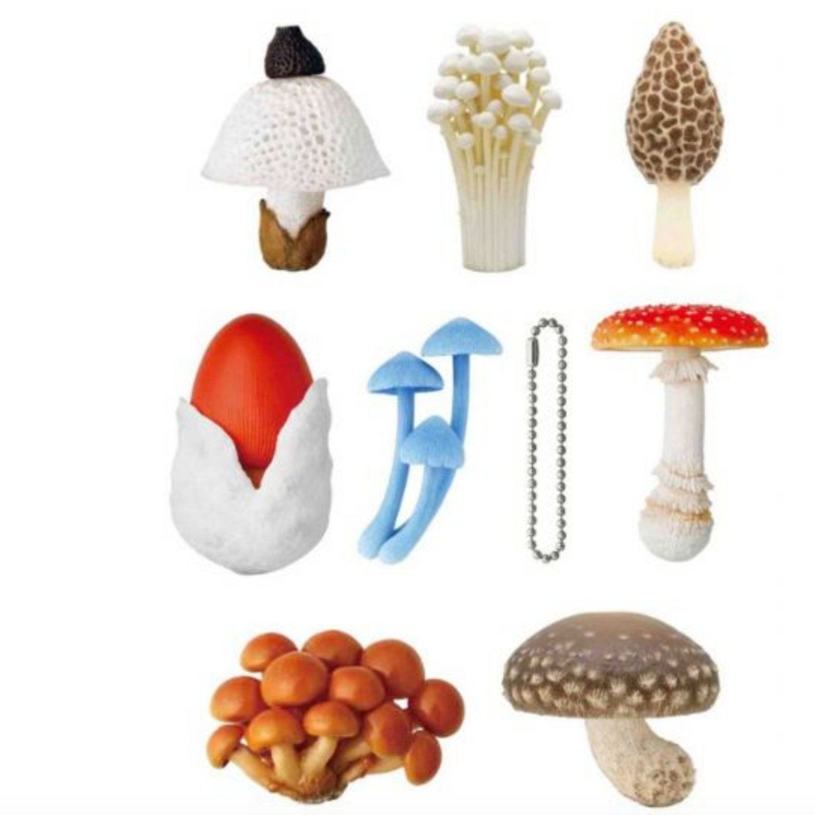 Clever Idiots Mushroom Soft Rubber Charm Blind Box