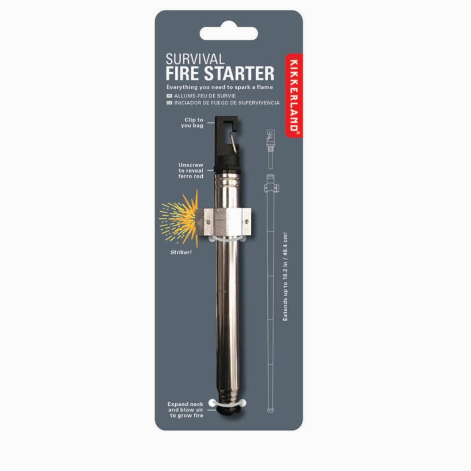 Kikkerland CD666 Survival Fire Starter