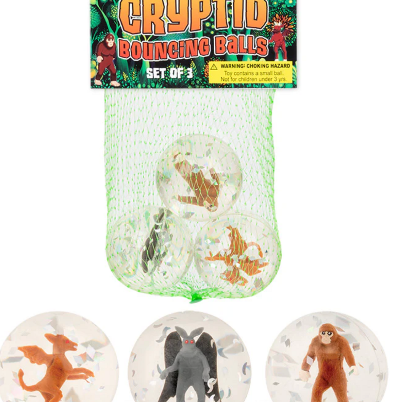 Accoutrements/Archie McPhee 13143 Cryptid Bouncing Balls