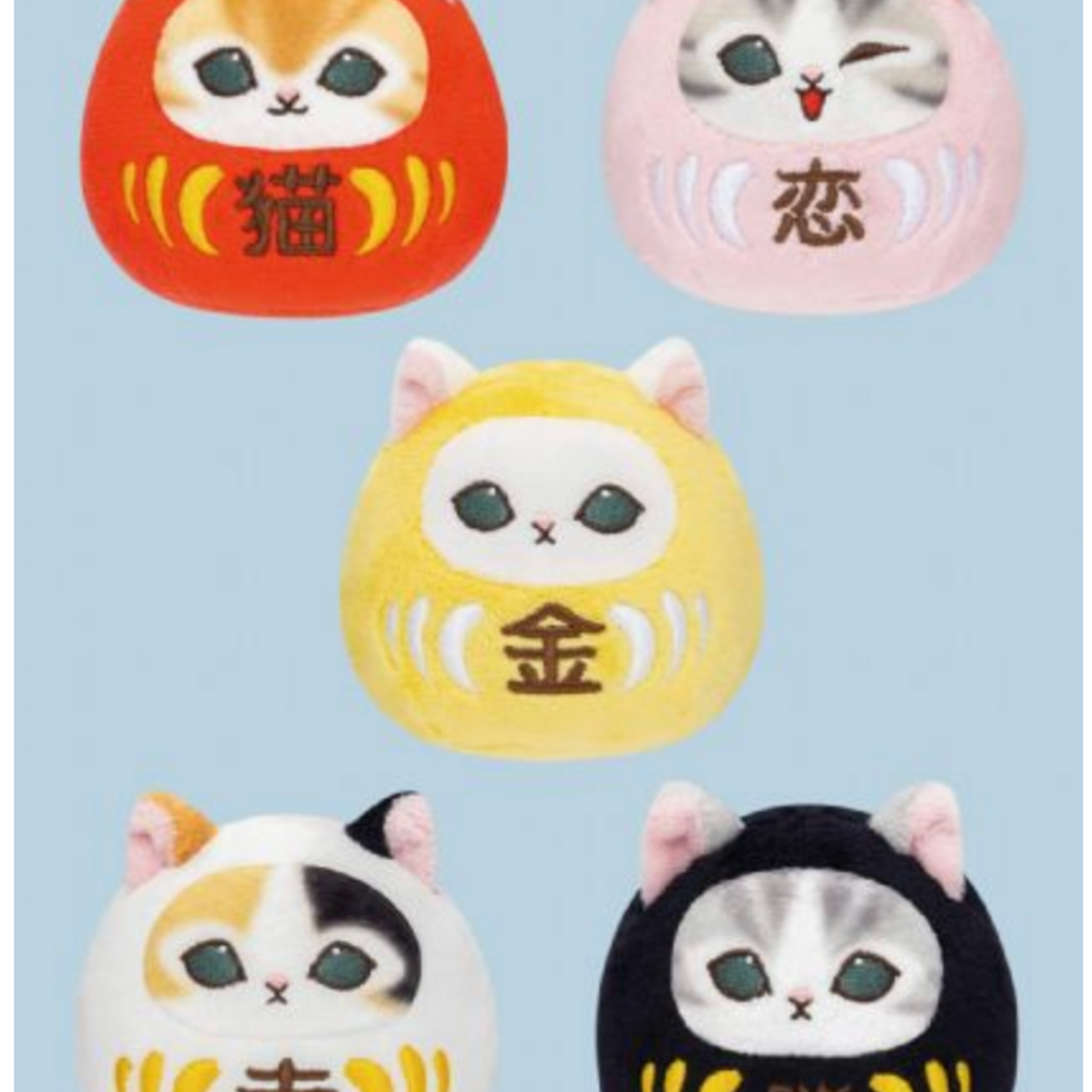 Clever Idiots PRD-28961 Mofusand Daruma Meow Plush Blind Box