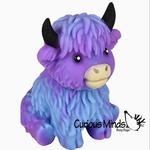 Curious Minds Toys Marshmallow Highland Cow Squishy