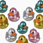 Curious Minds Toys Duck Thick Metallic Gel Stress Ball