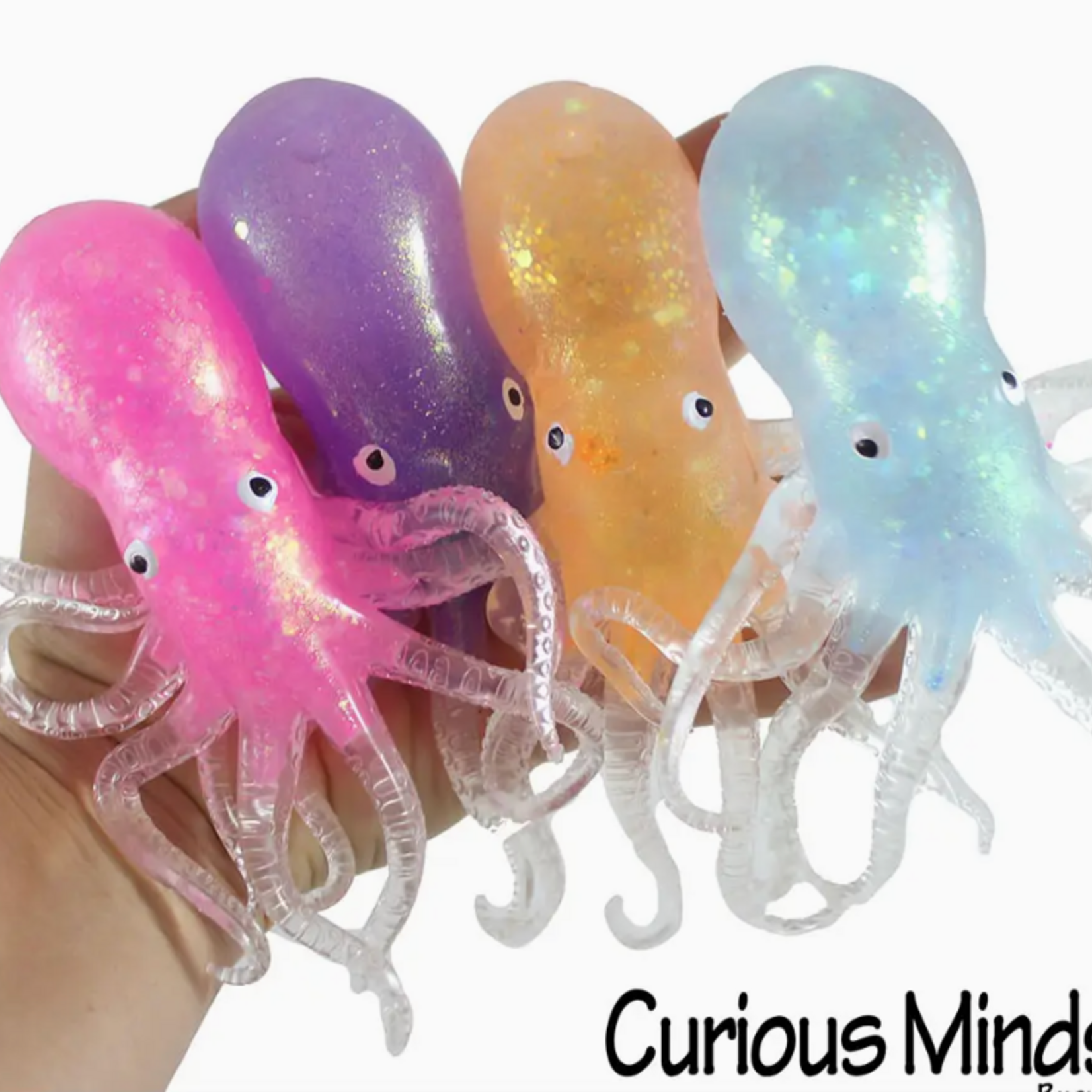Curious Minds Toys Gooey Gel Filled Octopus Fidget Stress Toy