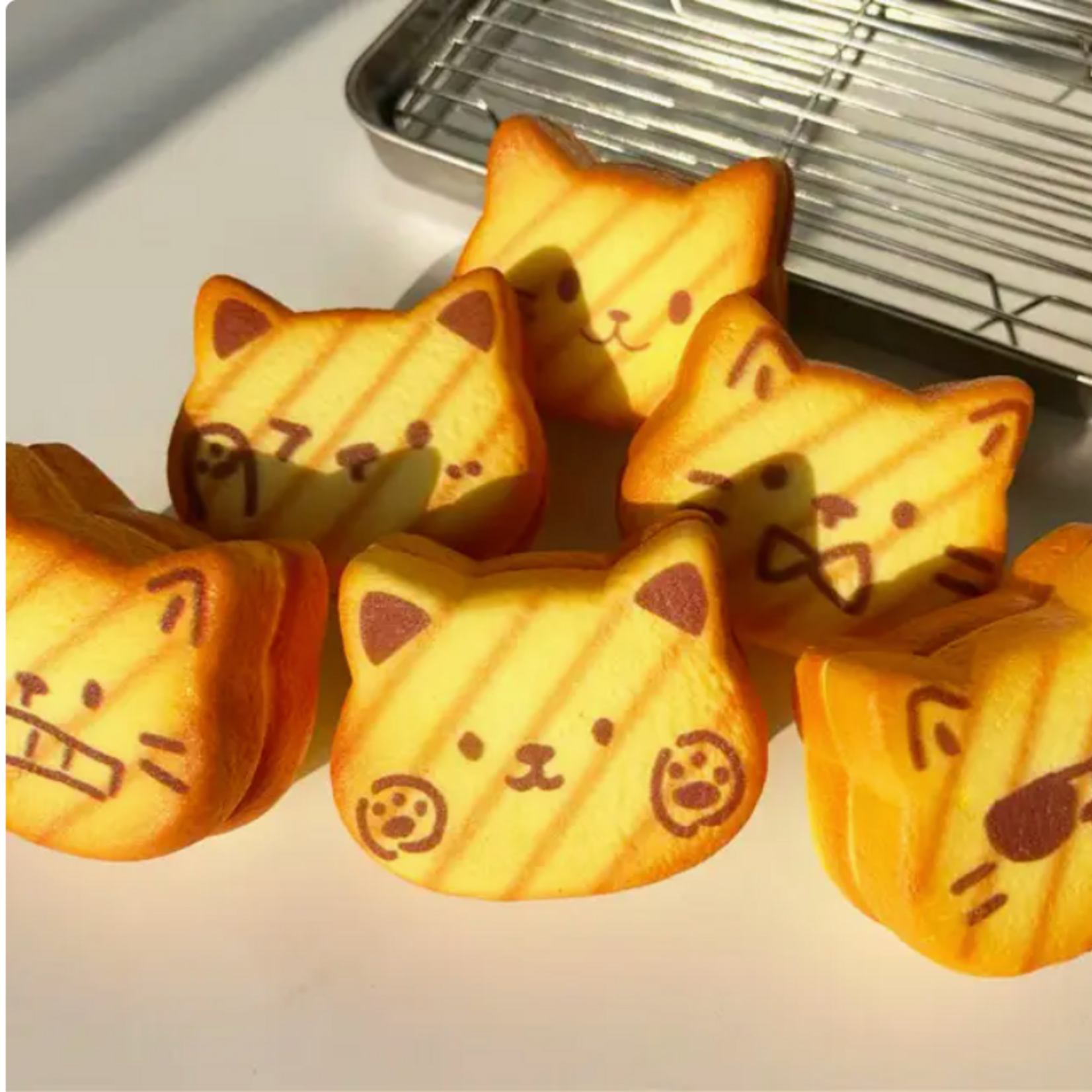 K-Wonderland Cat Bread Squishy