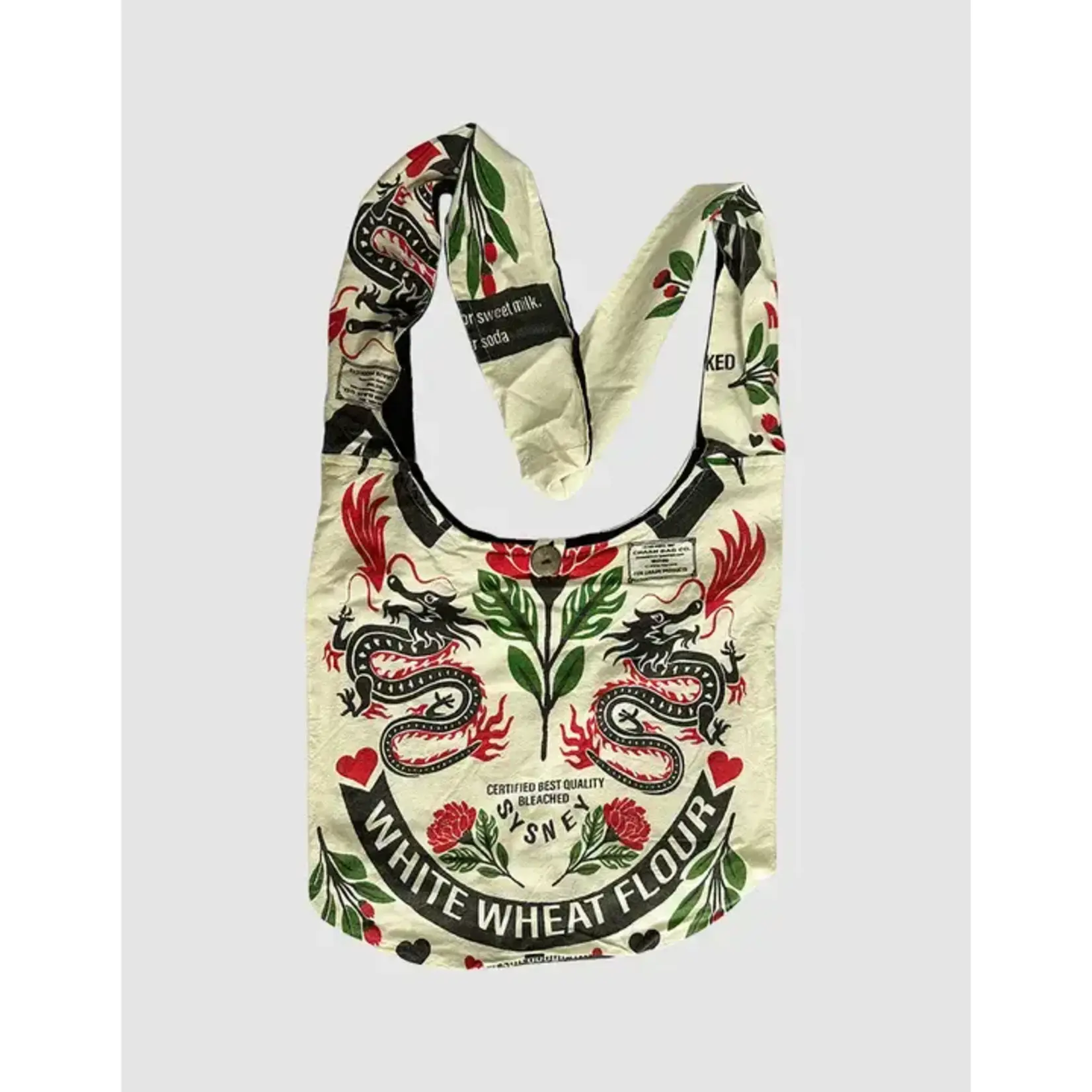 Kathmandu Imports Print Cotton Hobo Sling Bag